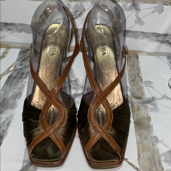 Prada sling back heels - Picture 3 of 8